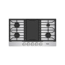 Thor Kitchen 36-Inch Professional Natural Gas Cooktop with Stainless Steel Knobs (TGC36F)