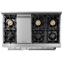Thor Kitchen 3-Piece Pro Appliance Package - 48-Inch Propane Gas Range, Dishwasher & Refrigerator in Stainless Steel