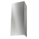 Stainless steel hood chimney panel for wall-mount range hood