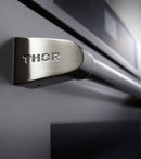 Thor Kitchen 5-Piece Pro Appliance Package - 48-Inch Propane Gas Rangetop , Electric Wall Oven, Pro Wall Mount Hood, Dishwasher & Refrigerator with Water Dispenser in Stainless Steel