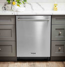 Thor Kitchen 6-Piece Pro Appliance Package - 48-Inch Dual Fuel Range with Propane Gas Cooktop , French Door Refrigerator, Dishwasher, Under Cabinet 11-Inch Tall Hood, Microwave Drawer, & Wine Cooler in Stainless Steel