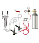 Beer Meister Premium Series Refrigerator Dual Tower With Black Door and Digital Temperature Control (BM1600BDWT)