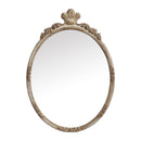 Parrot Uncle Traditioanl Oval Mirror With Wood Frame Rustic Decor Wall Mirror (BBXW-D0002)