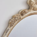Parrot Uncle Traditioanl Oval Mirror With Wood Frame Rustic Decor Wall Mirror (BBXW-D0002)