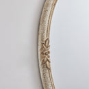 Parrot Uncle Traditioanl Oval Mirror With Wood Frame Rustic Decor Wall Mirror (BBXW-D0002)