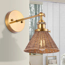 Parrot Uncle Traditional 1-Light Golden Wall Light (W2205110V)