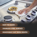 Fotile Tri-Ring Gas Cooktop in Stainless Steel (GLS30501 / GLS36502)