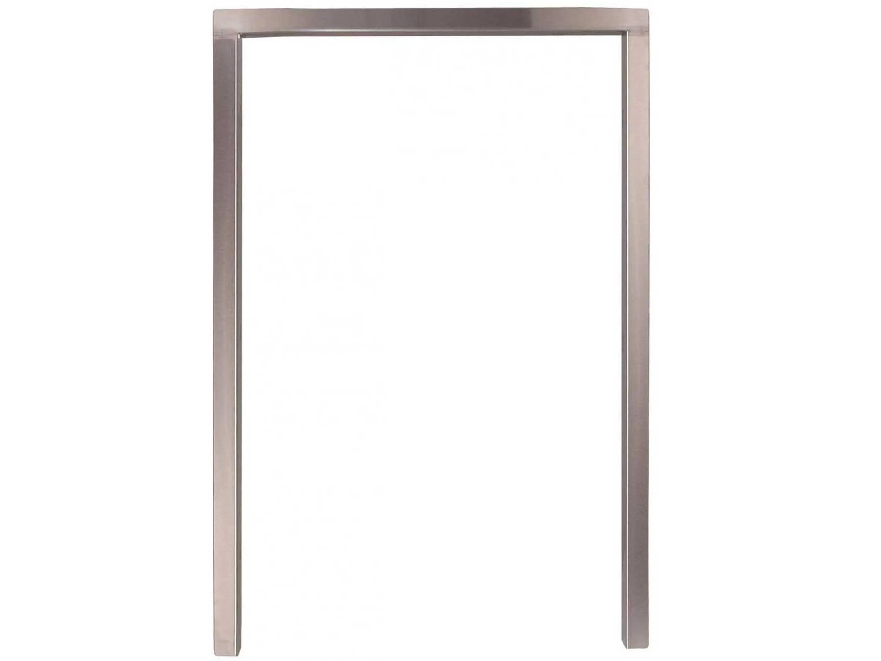 Fridge trim kit metal frame, two vertical trim bars with top and bottom crosspieces