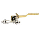 Kingston Brass Restoration Front Mount Toilet Tank Lever, Left/Right Installation, Polished Nickel (KTAL36)