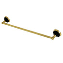 Kingston Brass Water Onyx 24" Single Towel Bar, Brushed Brass (BA9111BB)