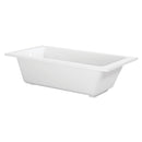 Kingston Brass 67" Acrylic Rectangular Drop-In Tub with Anti-Skid Surface, Glossy White (VTPN673419T)