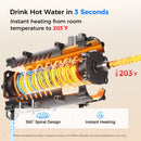 Waterdrop Countertop Reverse Osmosis System, NSF/ANSI 58 & 372 Certified, 7 Stage Filtration, Hot Cold Water Dispenser, RO System with 6 Temperature & 5 Volume Options, BPA Free (WD-A1)