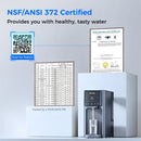 Waterdrop Countertop Reverse Osmosis System, NSF/ANSI 58 & 372 Certified, 7 Stage Filtration, Hot Cold Water Dispenser, RO System with 6 Temperature & 5 Volume Options, BPA Free (WD-A1)
