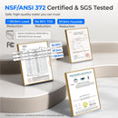 Waterdrop Countertop CoreRO System, 5-stage RO Filtration with Portable Pure Water Tank, White (WD-C1S-N)