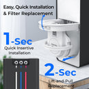 Waterdrop Filter, Replacement for WD-D6-B Tankless Reverse Osmosis System, 1-Year Lifetime, Reduce PFAS (WD-D6RF)