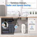 Waterdrop Reverse Osmosis System, 600 GPD Tankless RO Water Filter System, Under Sink RO System, 7 Stage Filtration, 2:1 Pure to Drain, Reduce TDS, FCC Listed, USA Tech (WD-G2P600-W)