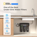Waterdrop Layer Under Sink Water Filter System, Under Sink Water Filtration System, Reduces PFAS, PFOA/PFOS, Fluoride, Chlorine, Bad Taste & Odor, NSF/ANSI 42 Certified Element, USA Tech (WD-TSA-10)