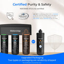 Waterdrop Layer Under Sink Water Filter System, Under Sink Water Filtration System, Reduces PFAS, PFOA/PFOS, Fluoride, Chlorine, Bad Taste & Odor, NSF/ANSI 42 Certified Element, USA Tech (WD-TSA-10)