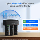 Waterdrop Layer Under Sink Water Filter System, Under Sink Water Filtration System, Reduces PFAS, PFOA/PFOS, Fluoride, Chlorine, Bad Taste & Odor, NSF/ANSI 42 Certified Element, USA Tech (WD-TSA-10)