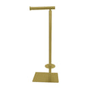 Kingston Brass Claremont Freestanding Toilet Paper Holder, Brushed Brass (CC8007)