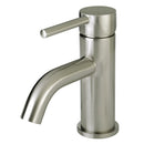 Kingston Brass Concord One-Handle Single-Hole Bathroom Faucet with Push Pop-Up Drain, Brushed Nickel (LS8228DL)