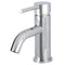 Kingston Brass Concord One-Handle Single-Hole Bathroom Faucet with Push Pop-Up Drain, Polished Chrome (LS8221DL)