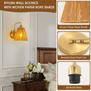 Parrot Uncle 9-Inch Hilda 1-Light Wall Sconce Light (W3002)