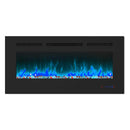 Parrot Uncle Insert or Wall-Mount Electric Fireplace with Remote Control and Touch Screen in 13 Flame Colors and Base Lights