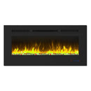 Parrot Uncle Insert or Wall-Mount Electric Fireplace with Remote Control and Touch Screen in 13 Flame Colors and Base Lights