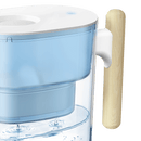 Waterdrop 200-Gallon Long-Life Chubby 10-Cup Water Filter Pitcher with 2 Filters, NSF Certified, 5X Times Lifetime, Reduces Fluoride, Chlorine, BPA Free