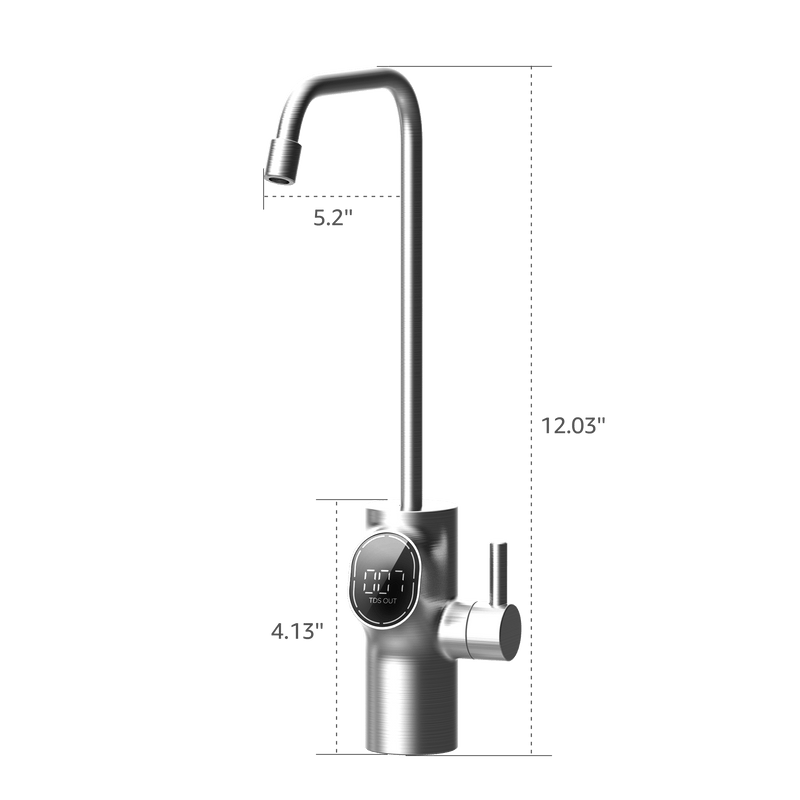Waterdrop 600GPD Under Sink Reverse Osmosis System (WD-D6-B-FBM)