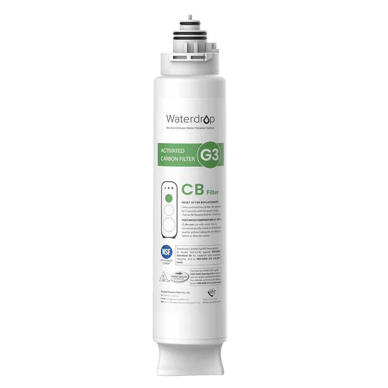 Waterdrop Filter for G3P800 & G3 Reverse Osmosis System (WD-G3-N3CB)