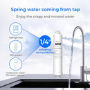 Waterdrop Remineralization Filter 1/4" Quick Connect Mineral Filter for Reverse Osmosis System with WD-ALK16, Alkaline Water Filter 9.5 pH Mineralization (WD-MNR35)