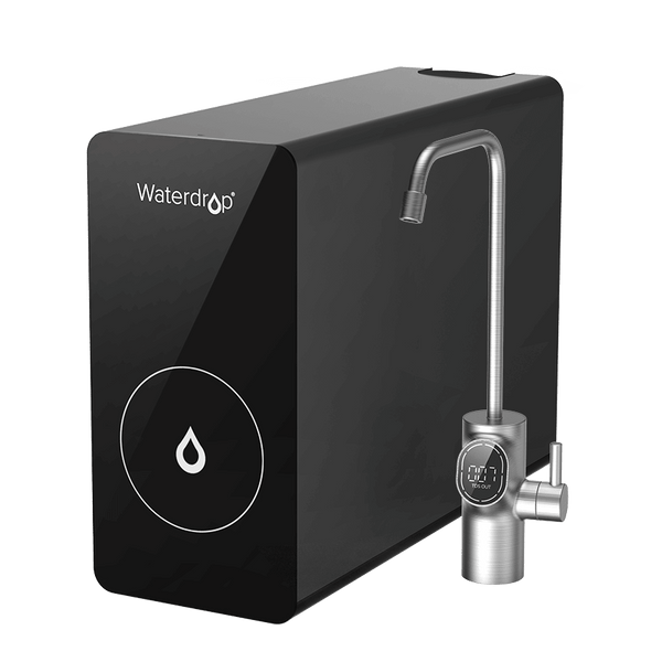 Waterdrop 600GPD Under Sink Reverse Osmosis System, 6-Stage Filtration, Black (WD-D6-B-FBM)