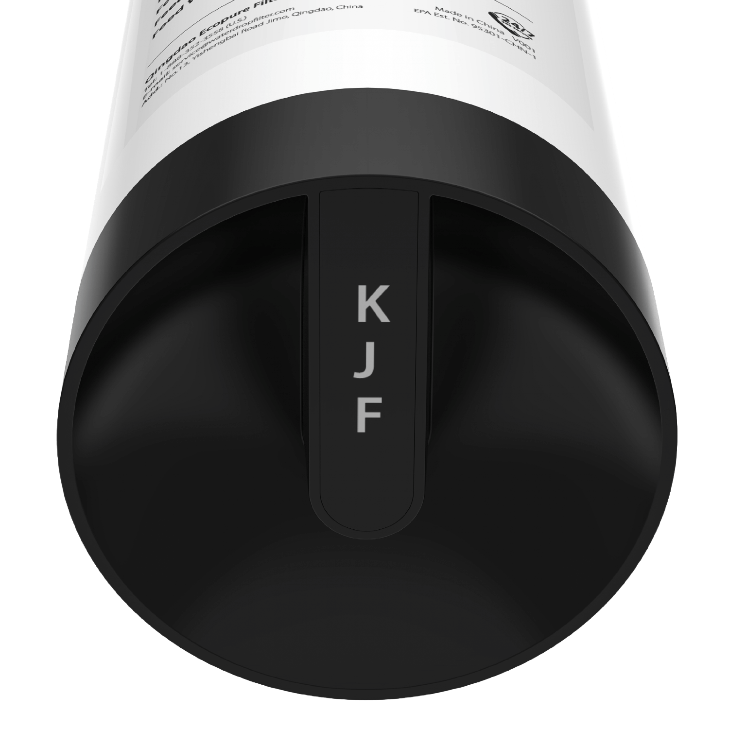 Waterdrop KJF replacement filter cartridge with dark base and K J F marking