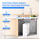 Waterdrop Reverse Osmosis Water Filter System with WD-XT Mini Tank, NSF/ANSI 42&58&372 Certified, 800 GPD Tankless Reverse Osmosis System (WD-X8-PRO)