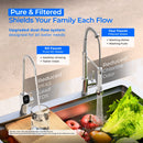 Waterdrop Reverse Osmosis Water Filter System with WD-XT Mini Tank, NSF/ANSI 42&58&372 Certified, 800 GPD Tankless Reverse Osmosis System (WD-X8-PRO)