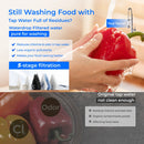 Waterdrop Reverse Osmosis Water Filter System with WD-XT Mini Tank, NSF/ANSI 42&58&372 Certified, 800 GPD Tankless Reverse Osmosis System (WD-X8-PRO)