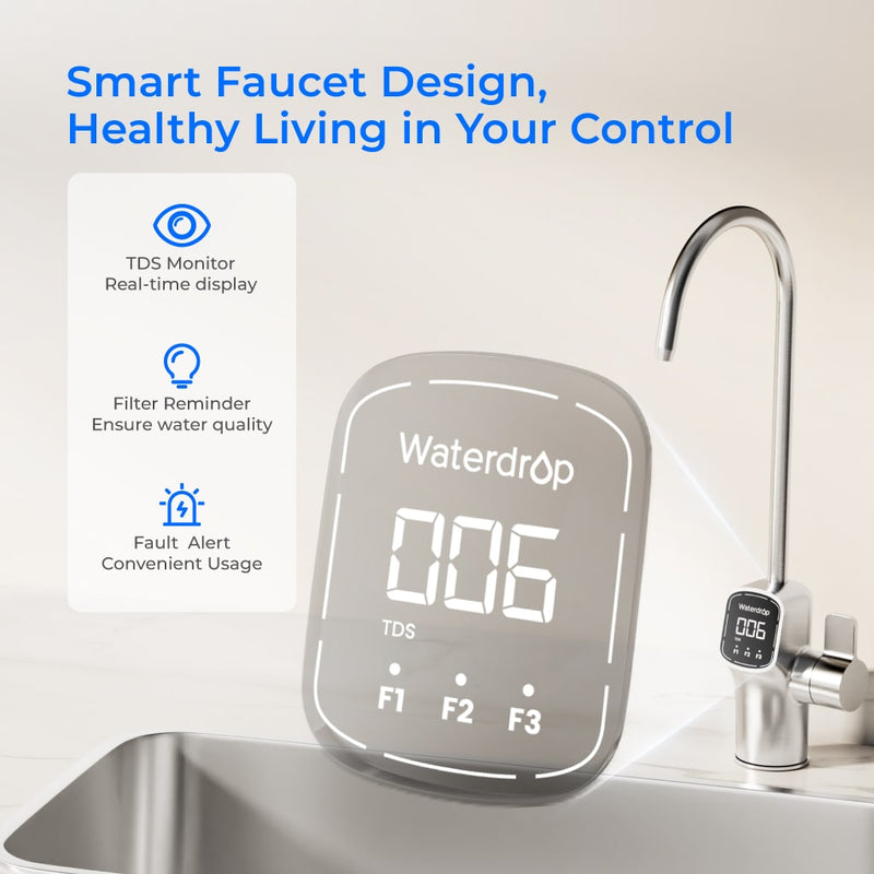 Waterdrop X Series Dual Flow Reverse Osmosis System (WD-X8-PRO)