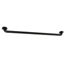 Kingston Brass Silver Sage 36" x 1-1/4" O.D. Brass ADA Grab Bar, Matte Black (GDR814360)