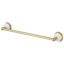 Kingston Brass Victorian 24" Single Towel Bar, Polished Brass (BA1111PB)