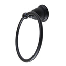 Kingston Brass Heritage 6" Towel Ring, Matte Black (BA1754MB)