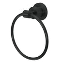 Kingston Brass Concord 6" Towel Ring, Matte Black (BA8214MB)