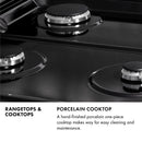 ZLINE 36-Inch Rangetop with 6 Gas Burners in Stainless Steel (RT36)