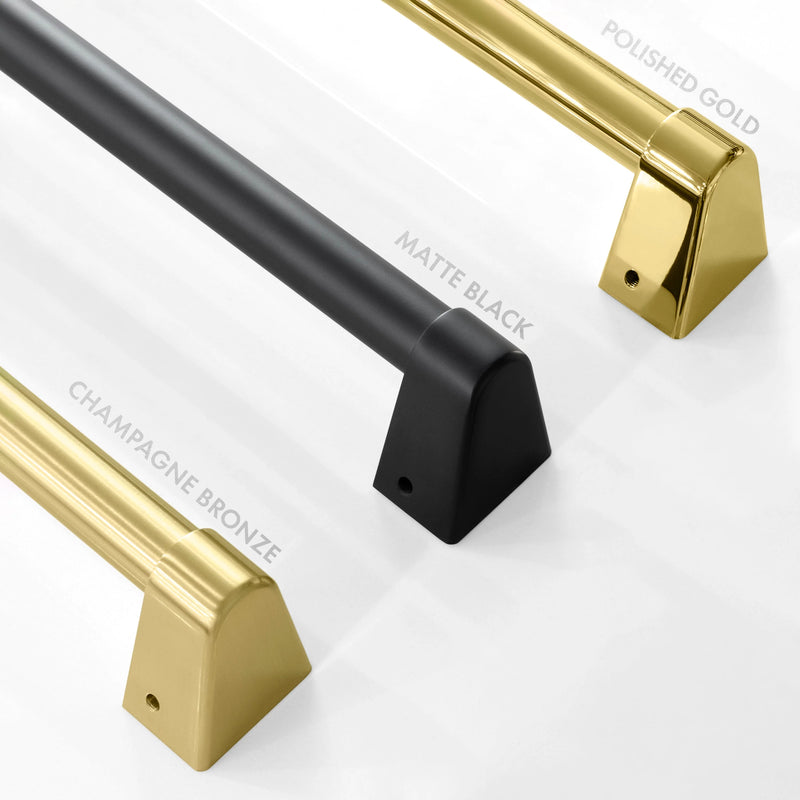 ZLINE Autograph Edition 24-Inch Touchstone Refrigerator Drawer Handles in Matte Black (RDHOZ-24-MB)