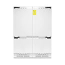 ZLINE Autograph Edition 60-Inch 32.2 cu. ft. Panel Ready Built-In 4-Door French Door Refrigerator with Internal Water and Ice Dispenser with Champagne Bronze Handles (RBIVZ-60-CB)