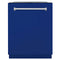 ZLINE 24-Inch Monument Series 3rd Rack Top Touch Control Dishwasher in Blue Gloss with Stainless Steel Tub, 44dBa (DWMT-BG-24)