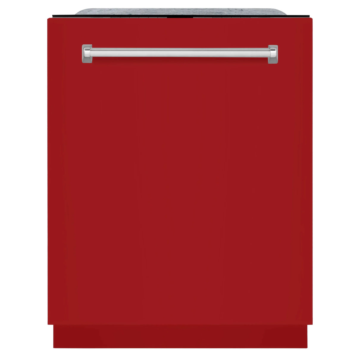 ZLINE 24-Inch Monument Series 3rd Rack Top Touch Control Dishwasher in Red Gloss with Stainless Steel Tub, 44dBa