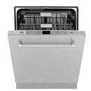 ZLINE 24-Inch Monument Series 3rd Rack Top Touch Control Dishwasher in Satin Stainless Steel with Stainless Steel Tub, 45dBa (DWMT-SN-24)