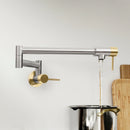 ZLINE Autograph Edition Gemini Pot Filler in Brushed Nickel and Champagne Bronze (GEM-FPF-ZBNCB)